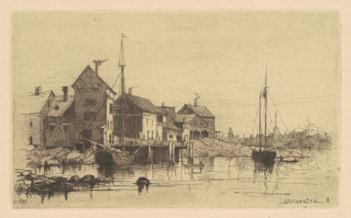 Fish-Houses, 1881. Creator: Charles A Platt.