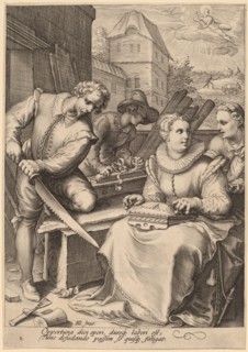 Midday, c.1595-1598. Creator: Jan Saenredam.