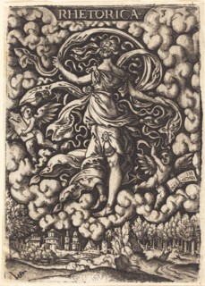 Rhetorica (Rhetoric). Creator: Virgil Solis.