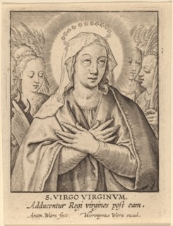 S. Virgo Virginum. Creator: Antonius Wierix.