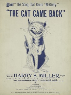 'The cat came back', 1893. Creator: Unknown.