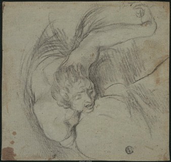 Dead Man with Outstretched Arm, 17th century.