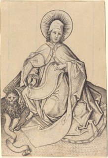Saint Mark, c. 1460/1465. Creator: Master ES.