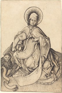 Saint Mark, c. 1460/1465. Creator: Master ES.