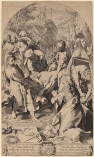 The Entombment. Creator: Aegidius Sadeler II.