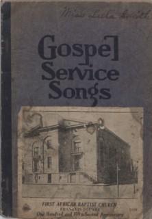 Gospel Service Songs, 1938. Creator: Unknown.