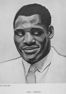 Paul Robeson, 1925-03. Creator: Winold Reiss.