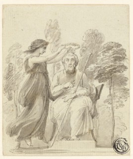 Crowning Homer, n.d. Creator: Thomas Stothard.