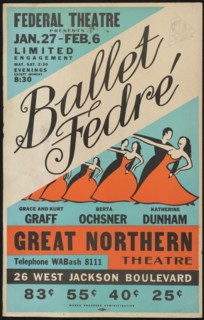Ballet Fedre, Chicago, 1938. Creator: Unknown.