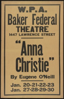 Anna Christie, Denver, 1938. Creator: Unknown.