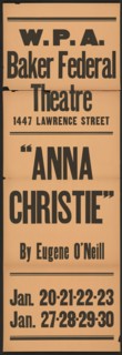 Anna Christie, Denver, 1938. Creator: Unknown.