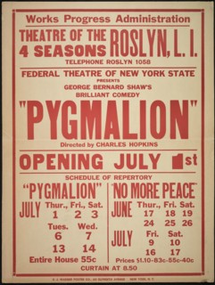 Pygmalion, Roslyn, NY, 1937. Creator: Unknown.