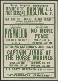 Pygmalion, Roslyn, NY, 1937. Creator: Unknown.
