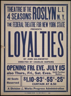 Loyalties, Roslyn, NY, 1938. Creator: Unknown.