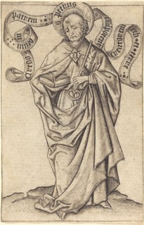 Saint Peter, c. 1450/1460. Creator: Master ES.