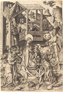 The Adoration of the Magi. Creator: Master ES.