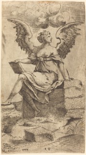The Recording Angel, 1542. Creator: Master RG.