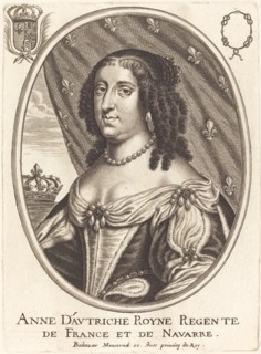 Anne of Austria. Creator: Balthasar Moncornet.