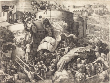 The Taking of Cartagena. Creator: Georg Pencz.