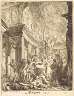 Merope, 1750. Creator: Gabriel de Saint-Aubin.