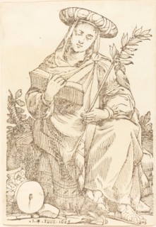 Sibylla Libyca, 1625. Creator: Jacques Stella.