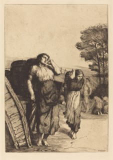 Potato Lifting, 1882. Creator: William Strang.