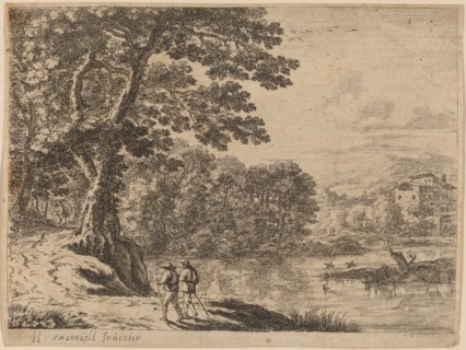 Two Travelers and a Peddler. Creator: Unknown.