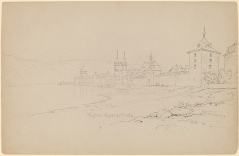 Boppart, 1842. Creator: John William Casilear.