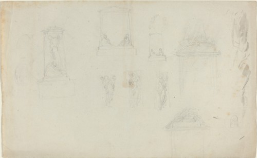 Studies for a Monument. Creator: John Flaxman.
