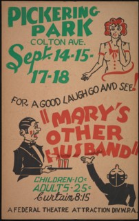 Mary's Other Husband, [193-]. Creator: Unknown.
