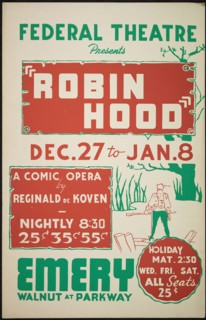 Robin Hood, Cincinnati, 1937. Creator: Unknown.