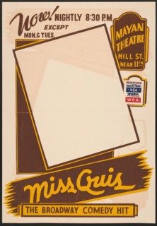 Miss Quis, Los Angeles, 1937. Creator: Unknown.