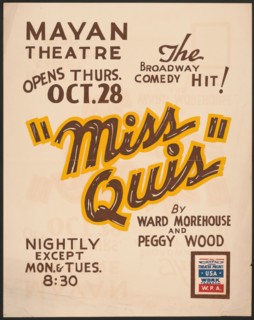 Miss Quis, Los Angeles, 1937. Creator: Unknown.
