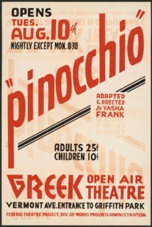 Pinocchio, Los Angeles, 1937. Creator: Unknown.