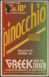 Pinocchio, Los Angeles, 1937. Creator: Unknown.