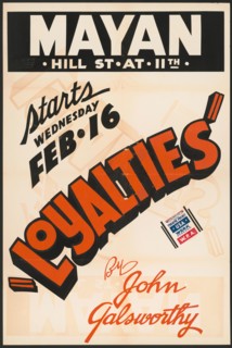 Loyalties, Los Angeles, 1938. Creator: Unknown.
