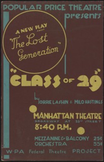 Class of '29, New York, 1936. Creator: Unknown.