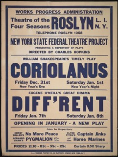 Coriolanus, Roslyn, NY, 1937. Creator: Unknown.