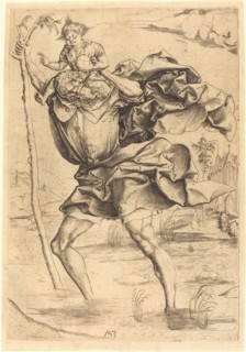 Saint Christopher, c. 1500. Creator: Master MZ.