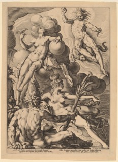 The Four Elements, 1588. Creator: Jacob Matham.