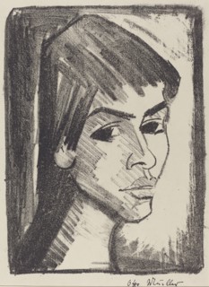 Irene Altman, 1921/1922. Creator: Otto Mueller.