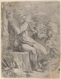The Boy and Two Old Men. Creator: Parmigianino.