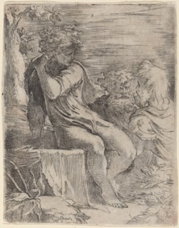 The Boy and Two Old Men. Creator: Parmigianino.