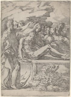 The Entombment, c. 1530. Creator: Parmigianino.