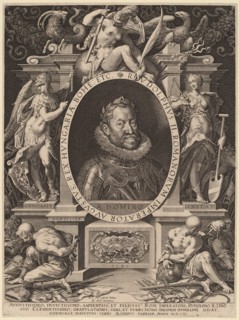 Rudolph II, 1603. Creator: Aegidius Sadeler II.
