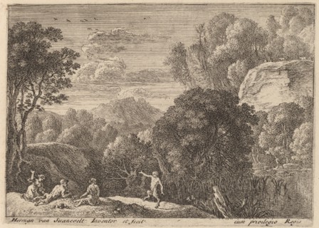 A Dancing Satyr. Creator: Herman van Swanevelt.