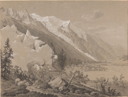 Vue du Mont Blanc. Creator: Jean-Antoine Linck.