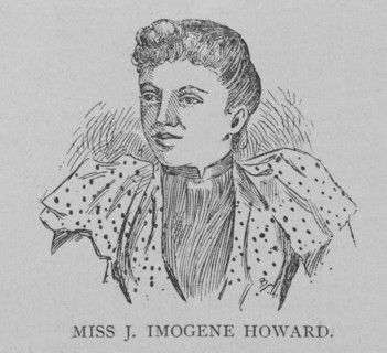 Miss J. Imogene Howard, 1892. Creator: Unknown.