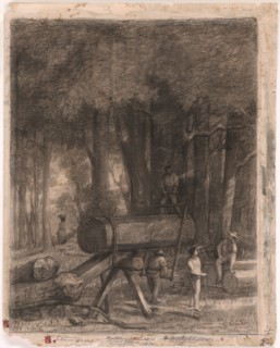 The Woodcutters, 1860. Creator: Gustave Courbet.