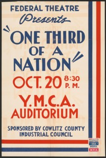 One Third of a Nation, [193-]. Creator: Unknown.